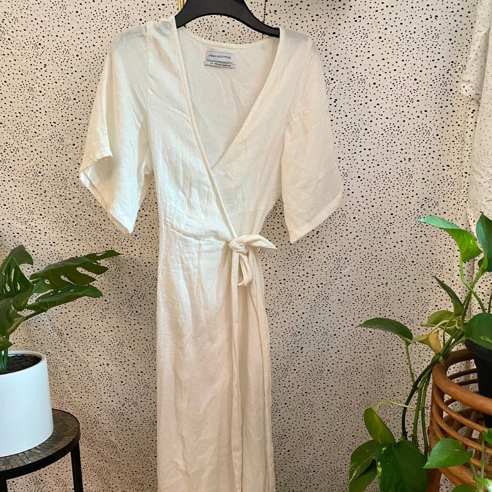 White Wrap Dress